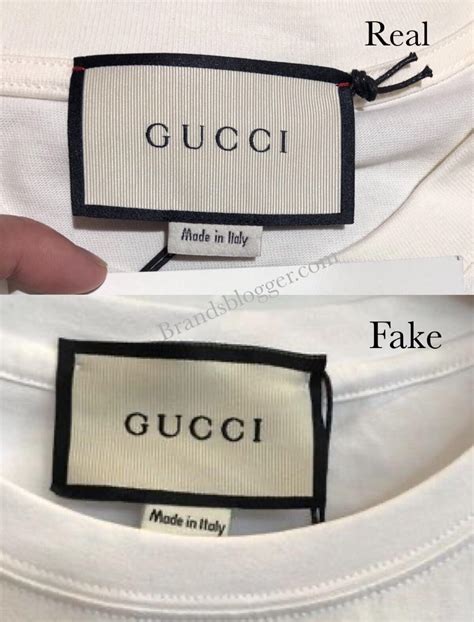 gucci t shirt ebay fake|authentic gucci labels.